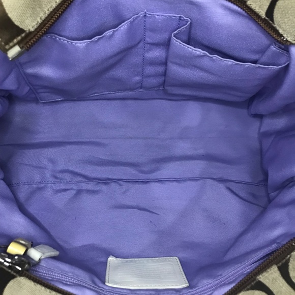 Classic Coach Signature F14878 Satchel Tote Handbag VGUC - Picture 10 of 13